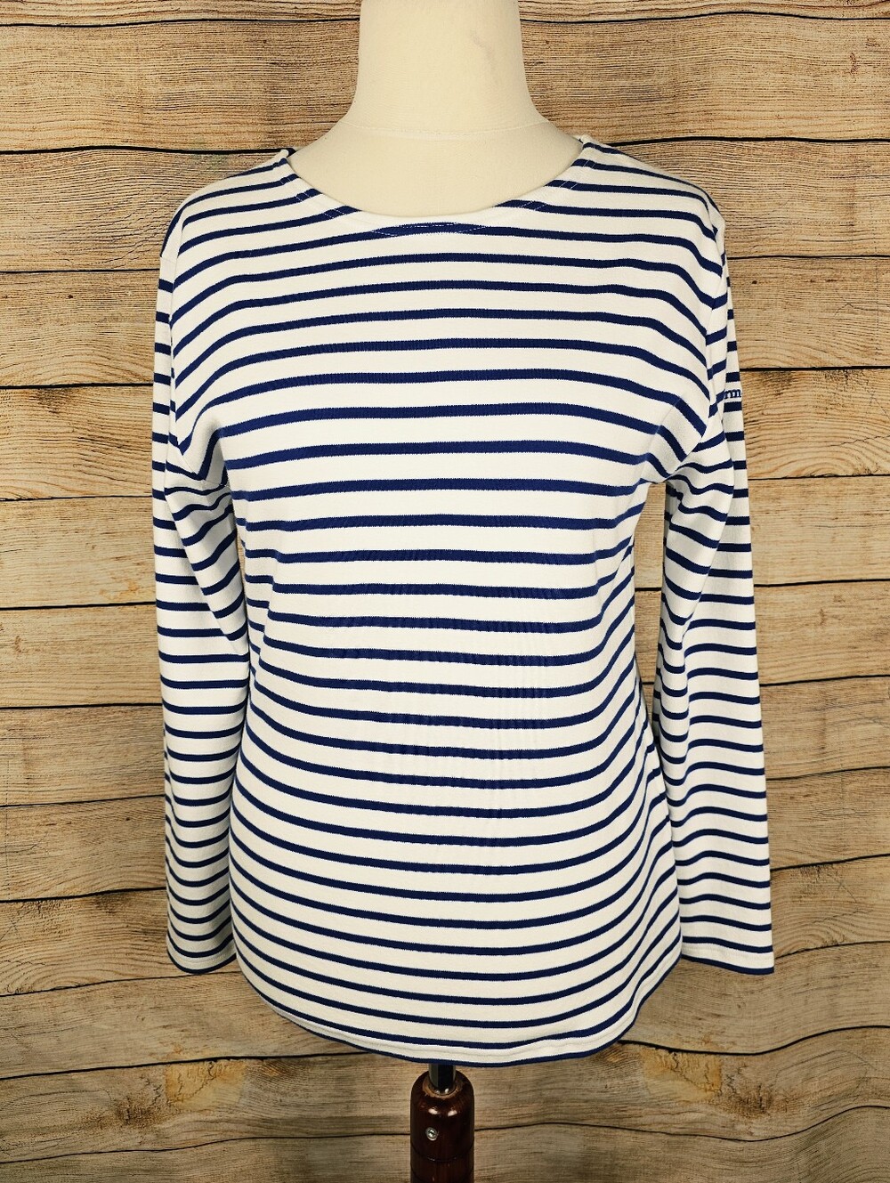 Armor Lux NEW  100% Cotton Women's  Pullover Striped Shirt Size 4 US Size Large